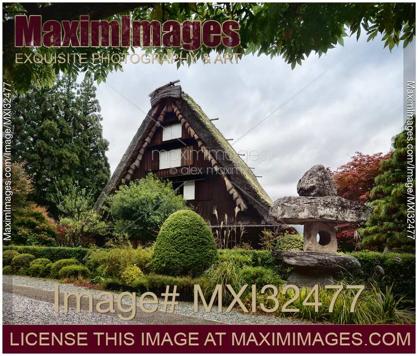 Gassho-zukuri rural house at Gero Onsen Gassho village Japan