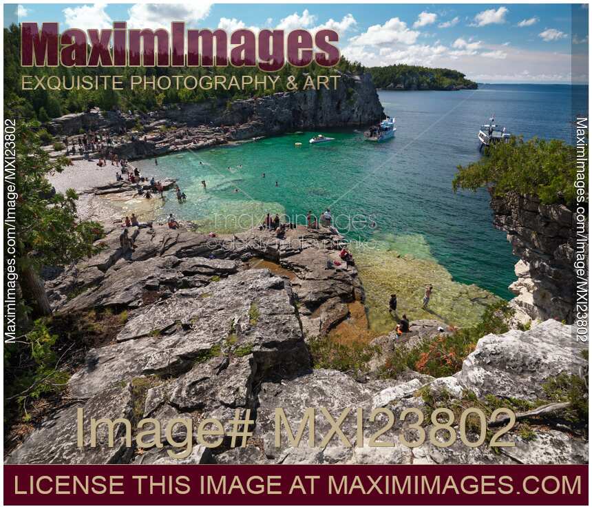 Georgian Bay Rocky Beach at Bruce Peninsula National Park
