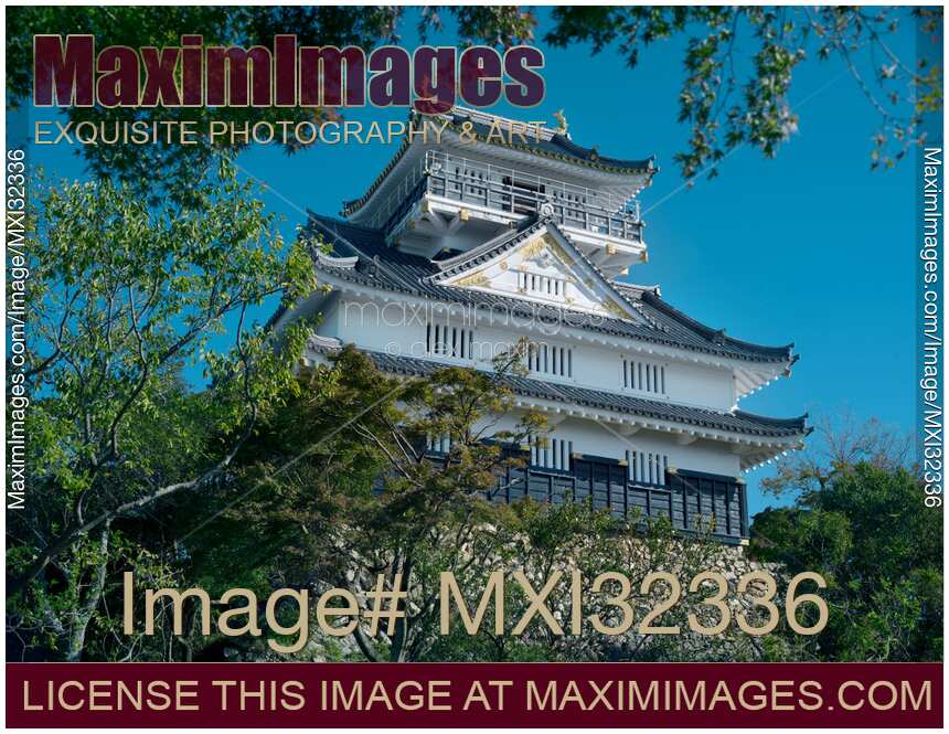 Gifu Castle Gifujo in a sunny daytime scenery Japan