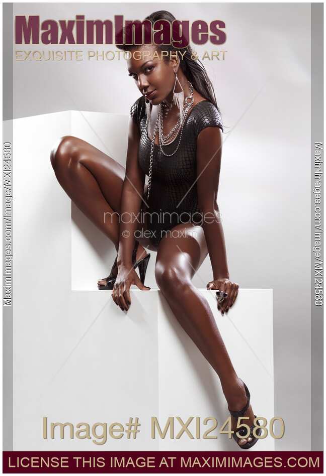 Glamorous black woman