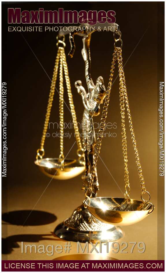 Gold Justice Scales
