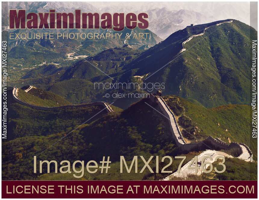 Great Wall of China landscape scenery in Badaling