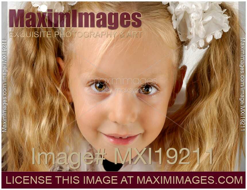 Happy smiling child face