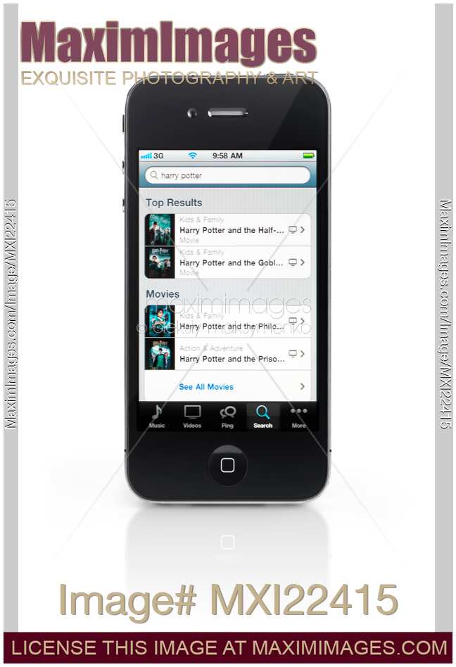 Harry Potter at iTunes Store on Apple iPhone 4