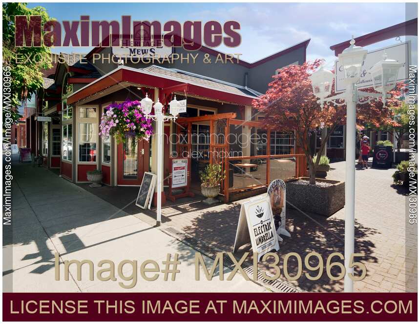 Heritage Mews at Old City Quarter of Nanaimo BC Canada