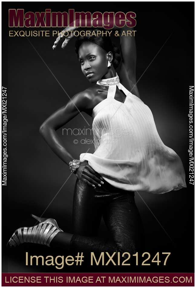 High Fashion Photo of a Beautiful Young Woman