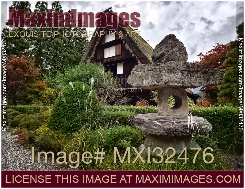 Historic Japanese architecture rural house at Gero Gassho Village