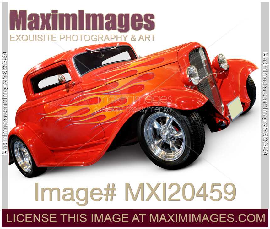 Hot Rod Ford Coupe 1932 custom vintage car