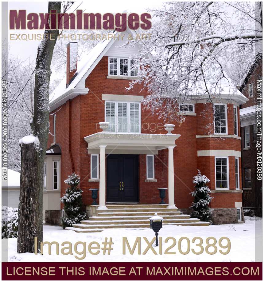 House Covered with Snow