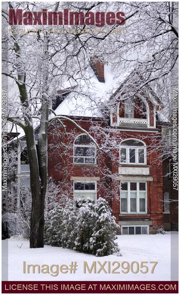 House Covered with Snow