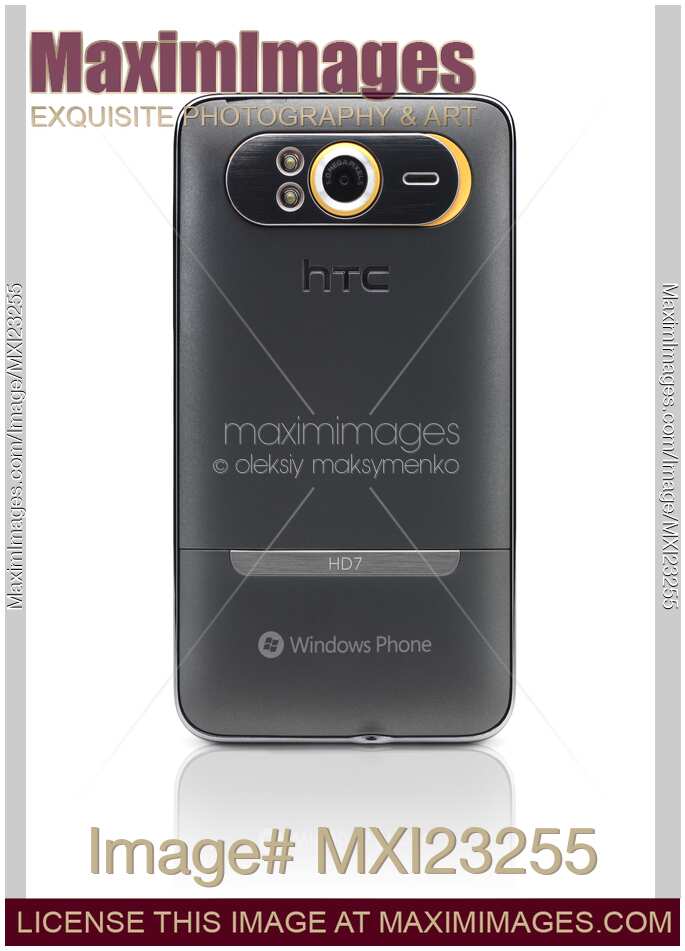 HTC HD7 Smartphone Windows 7 Phone Rear View