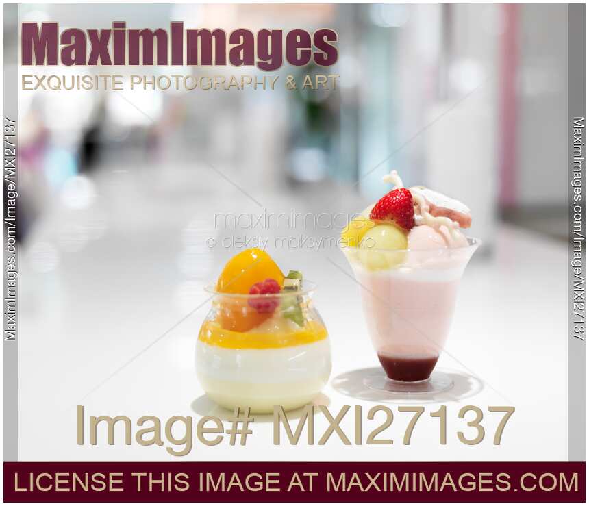 Ice cream parfaits