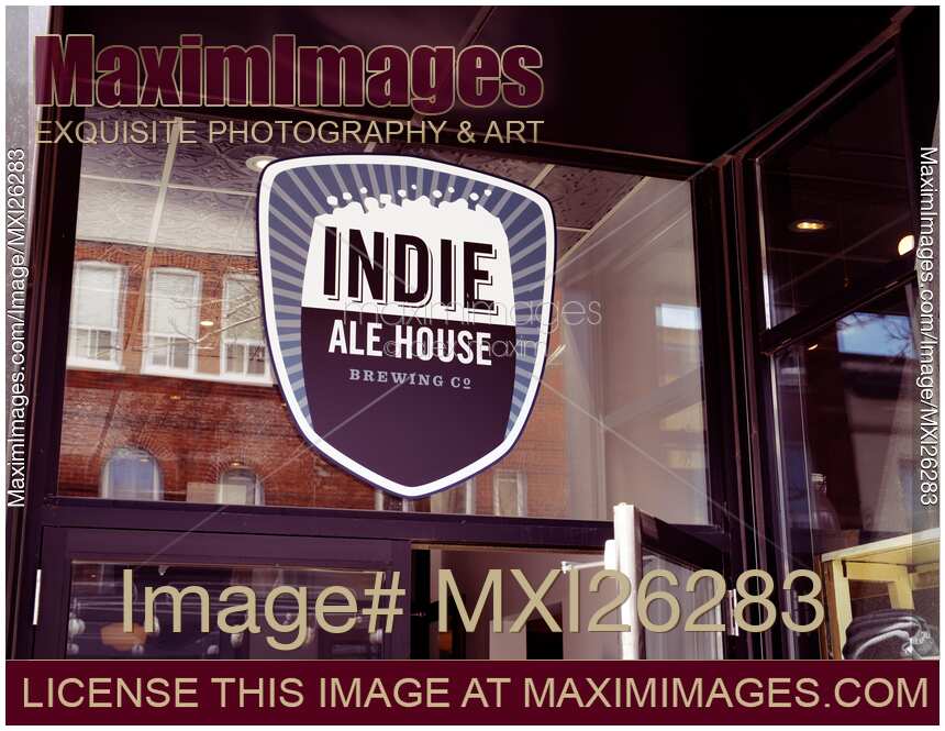 Indie Ale House bar sign at the Junction Toronto