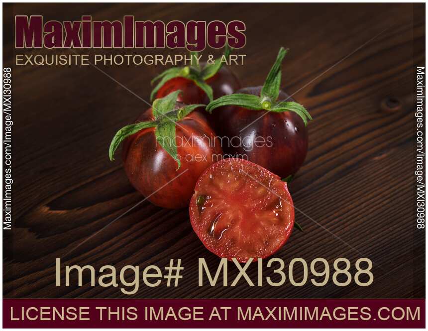 Indigo Rose organic tomatoes