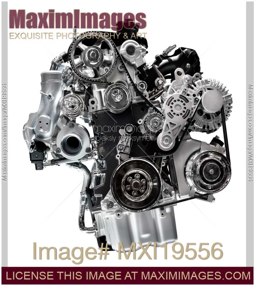 Internal Combustion VW Car Engine