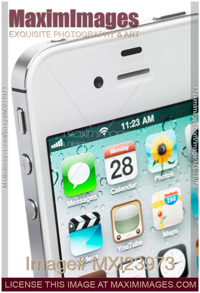 iPhone 4S Smartphone Closeup