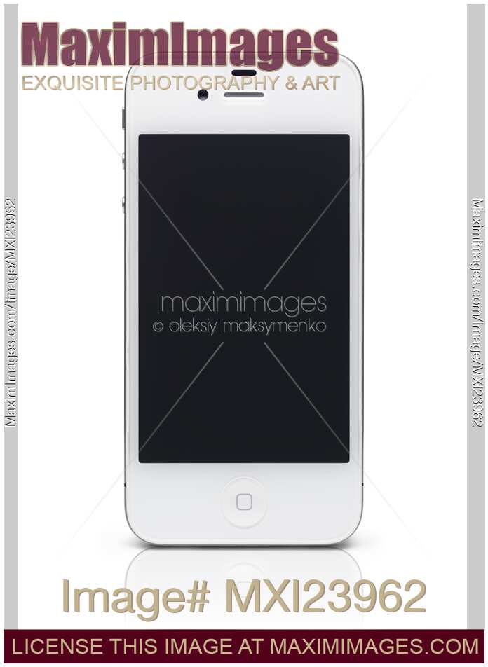 iPhone 4S Smartphone Isolated on White