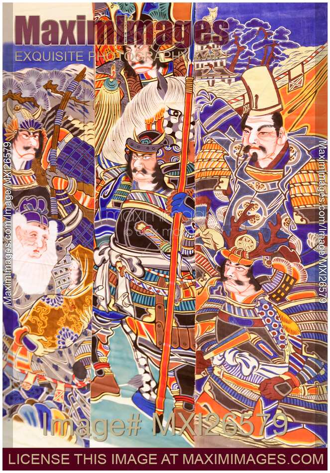 Japanese Samurai tapestry