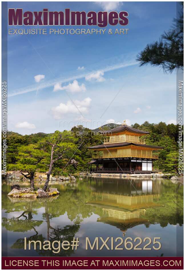 Kinkaku-ji Temple of the Golden Pavilion in Kyoto
