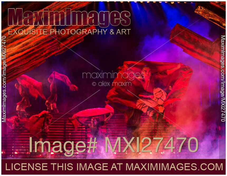 Kung Fu performance at theatre