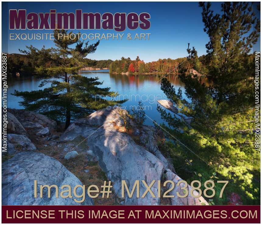 Lake George at Killarney Provincial Park in Fall