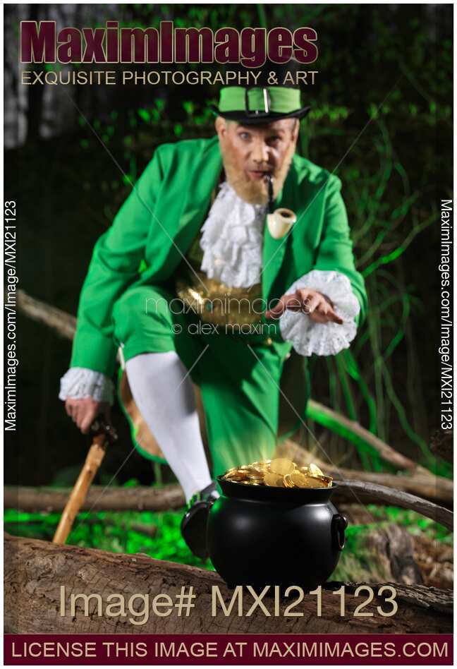 Leprechaun with Pot of Gold