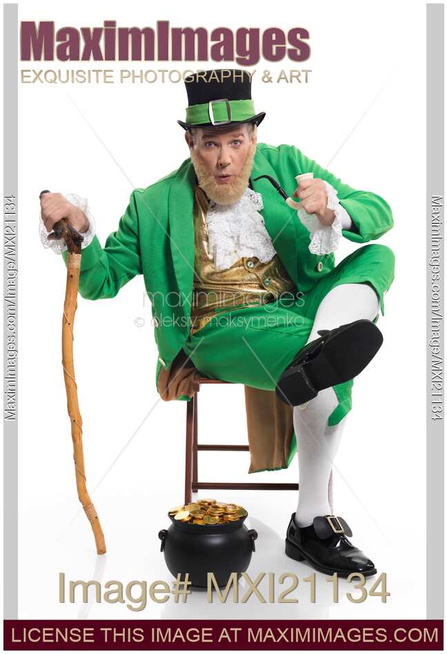 Leprechaun with Pot of Gold