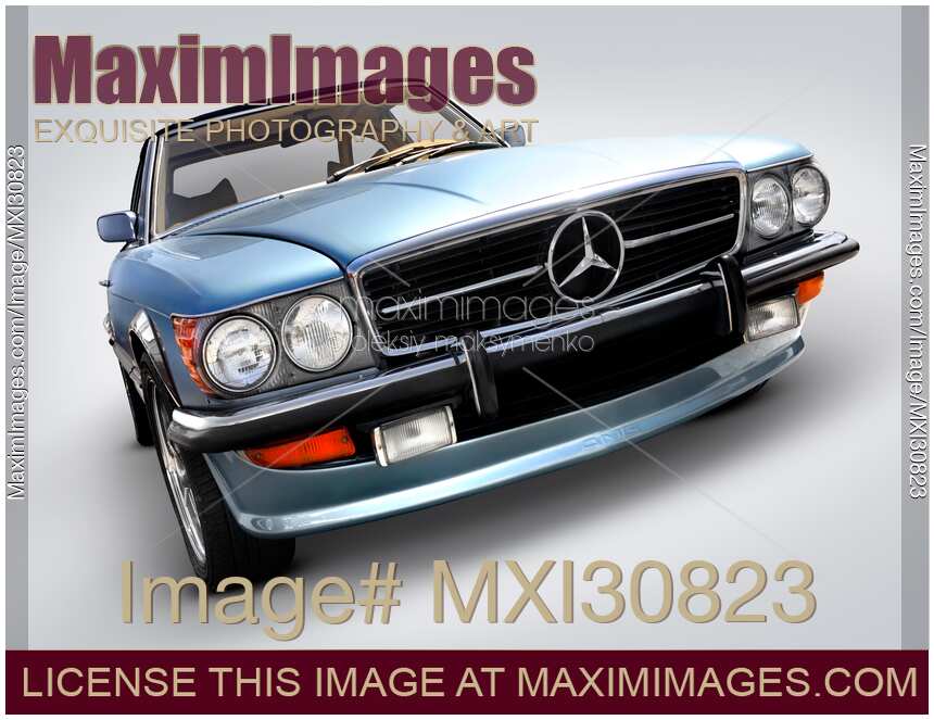 Light Blue Mercedes-Benz 450SL