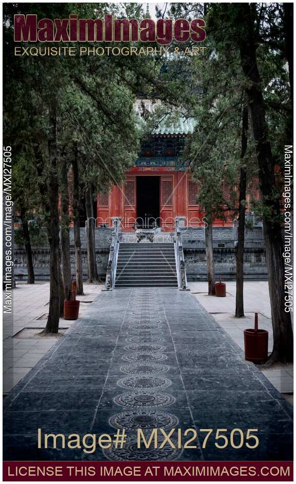 Mahavira Hall of the Shaolin Temple in DengFeng China