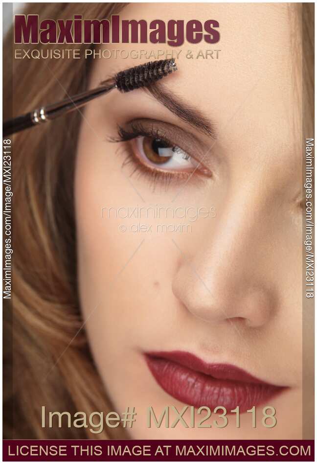 Makeup Being Applied to Womans Face