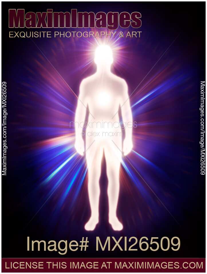 Man ethereal body energy astral body