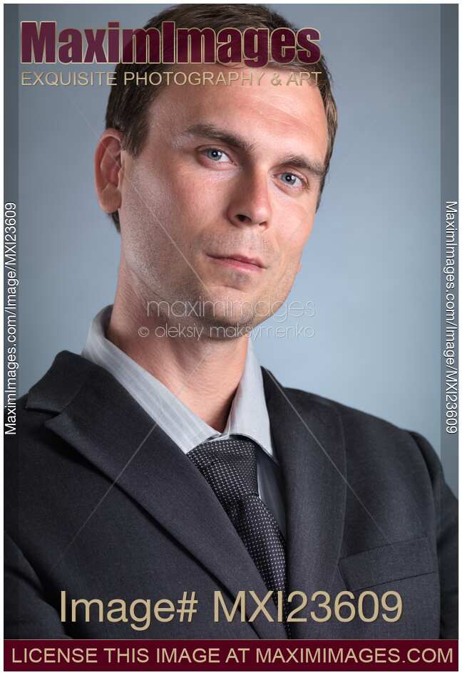 Man in Gray Suit