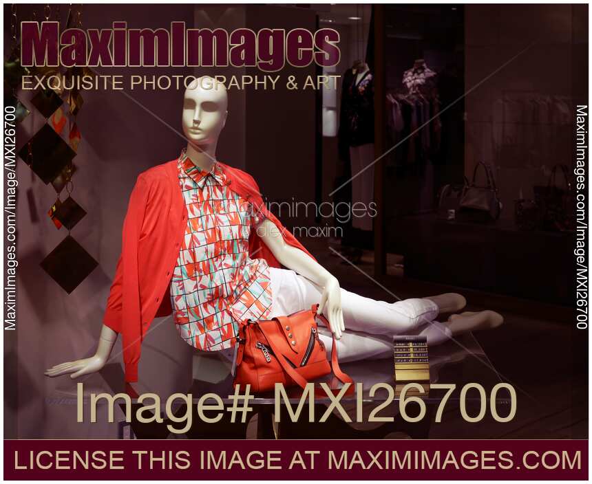 Mannequin in a store