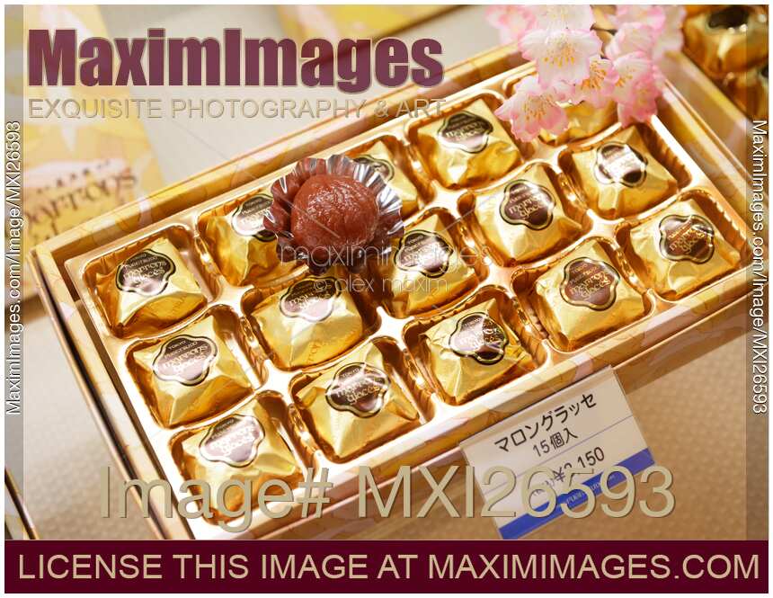 Marron glaces confections