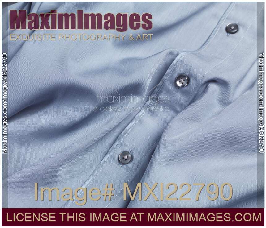 Mens Dress Shirt Closeup