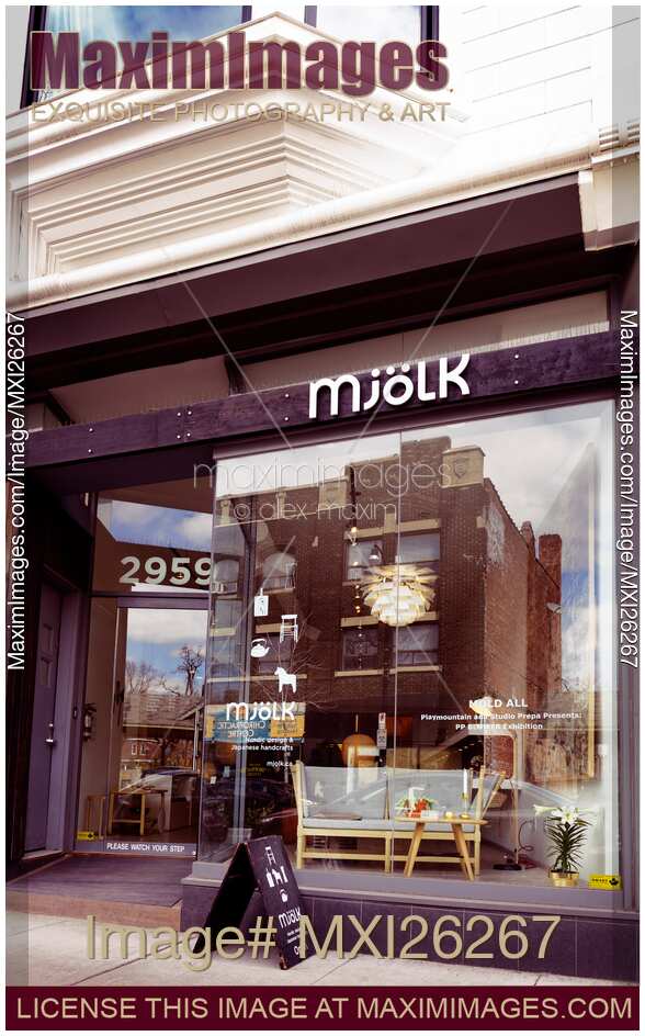 Mjolk interior design shop at the Junction Toronto