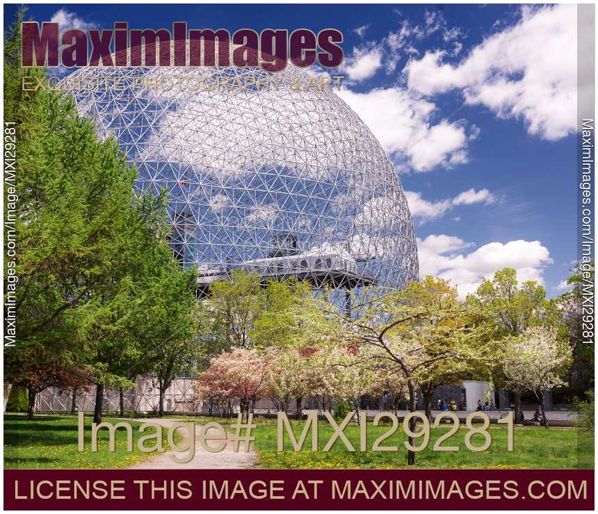 Montreal Biosphere in springtime