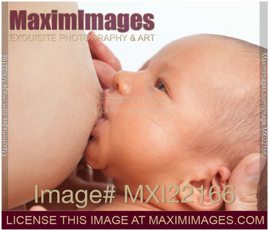 Mother Nursing a Newborn Baby