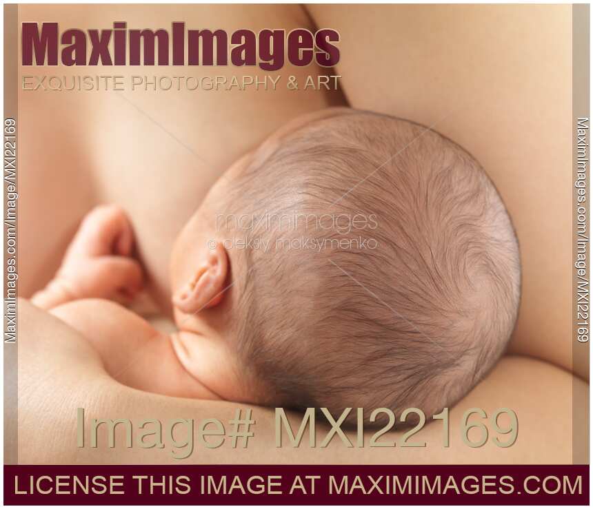 Mother Nursing a Newborn Baby