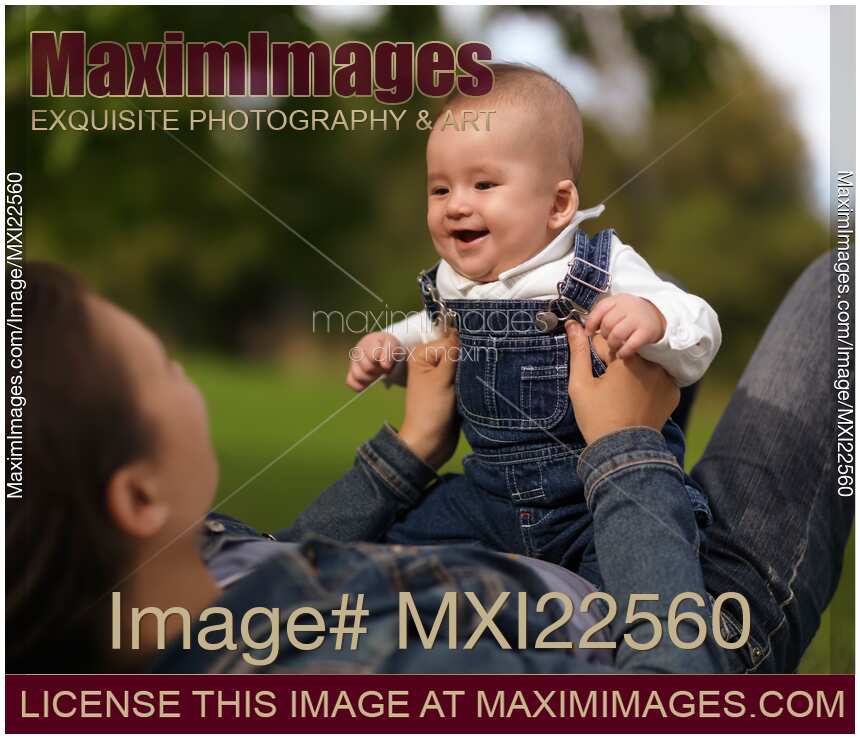 Mother Playing with a Baby