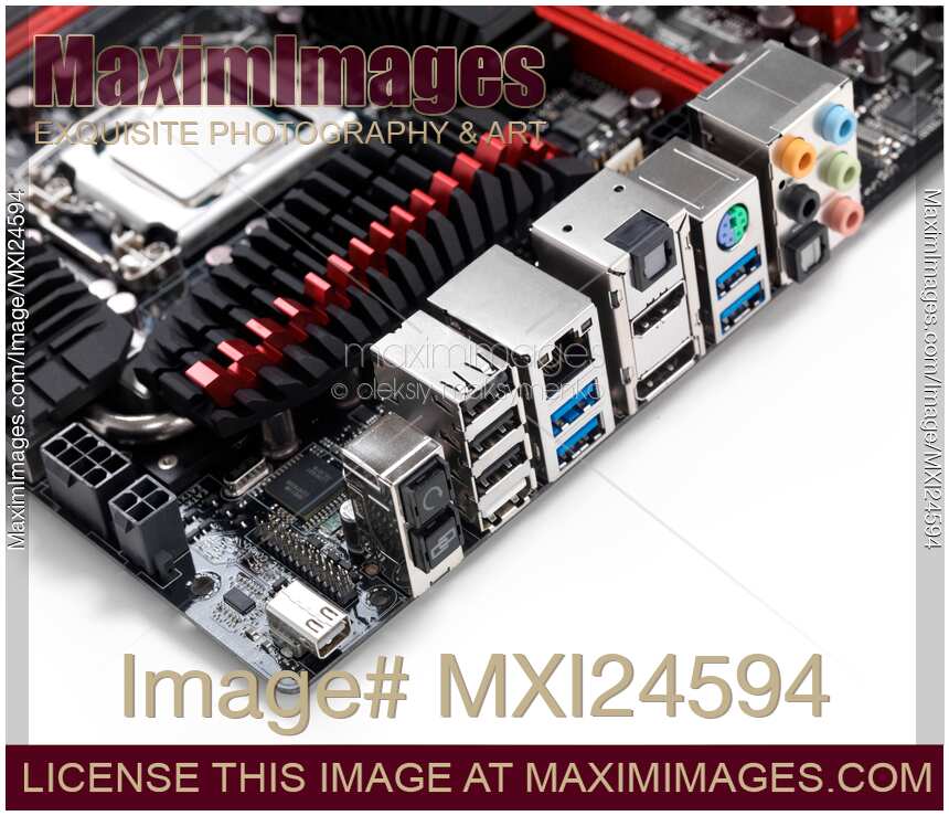 Motherboard back plate connectors