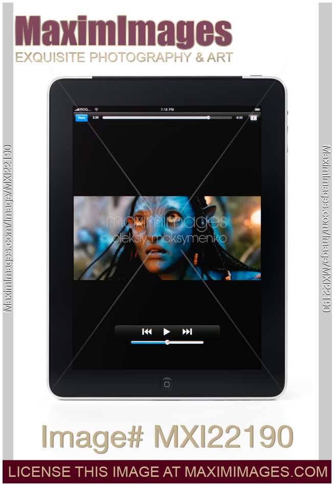 Movie Playing on Apple iPad