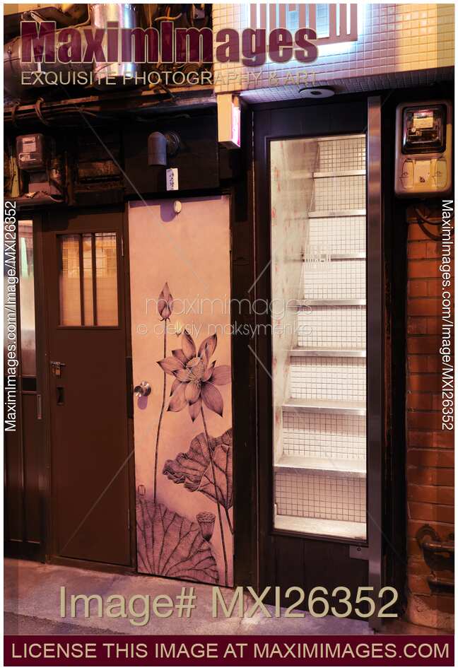 Narrow doors and staircases in Tokyo