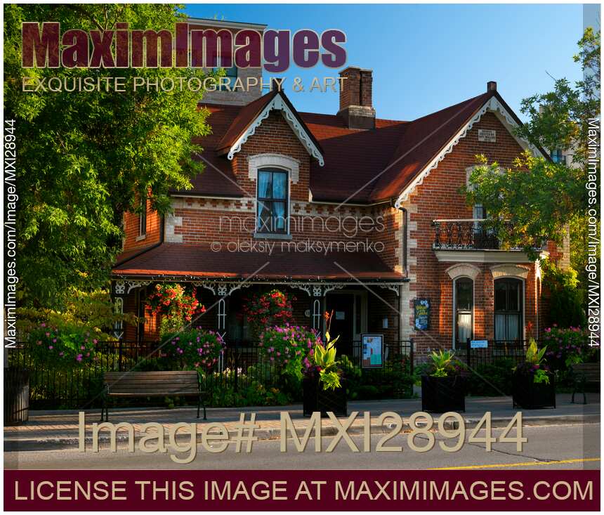 Photo of Nathaniel Wallace House in Woodbridge, Ontario Stock Image