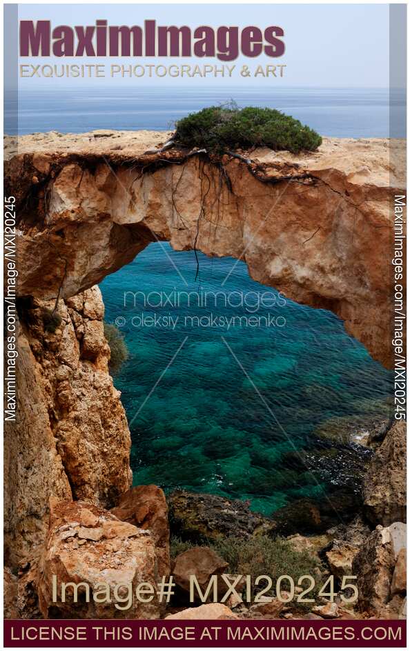 Natural Bridge at Cape Gkreko Cyprus