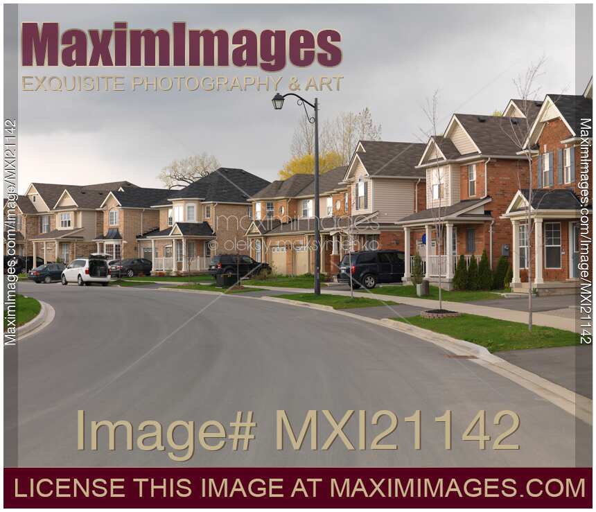 New Houses Along the Street