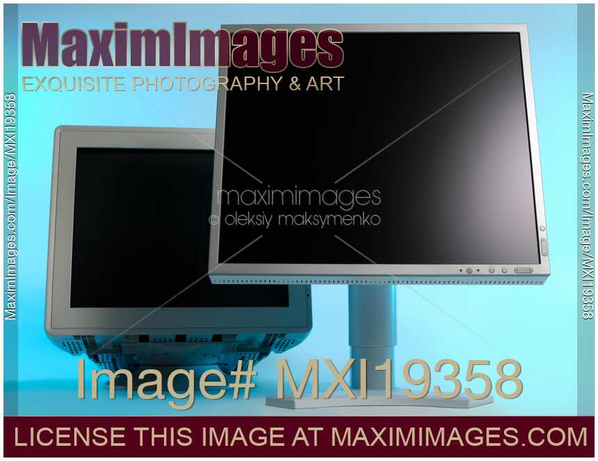 Old CRT Monitor and a New LCD Display