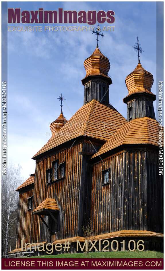 Old Wooden Church in Ukraine