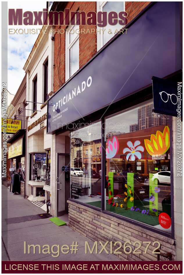 Opticianado vintage eyewear shop at the Junction Toronto