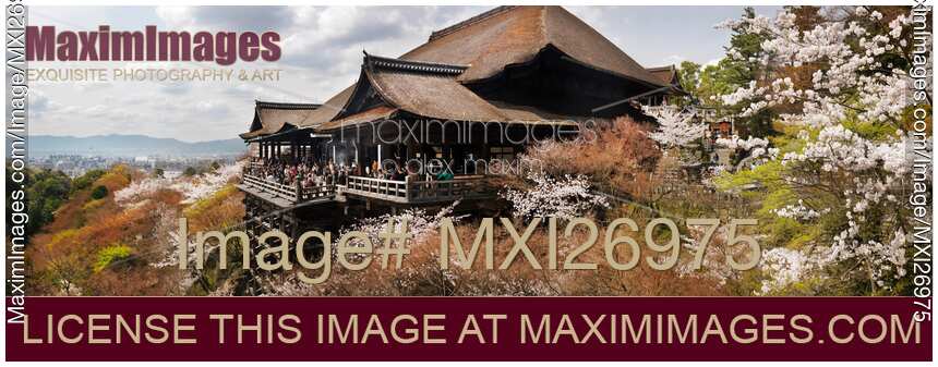 Otowa-san Kiyomizu-dera Buddhist temple in Kyoto Japan